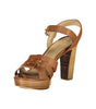 Ralph Lauren Brown Leather Sandal
