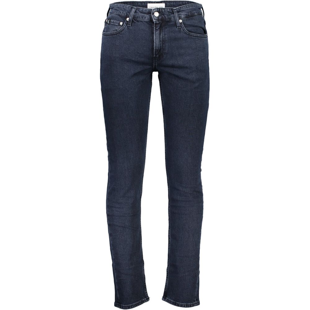 Jean et pantalon en coton bleu Calvin Klein