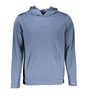 Calvin Klein Elegant Blue Hooded Sweatshirt - Men's Sports Chic