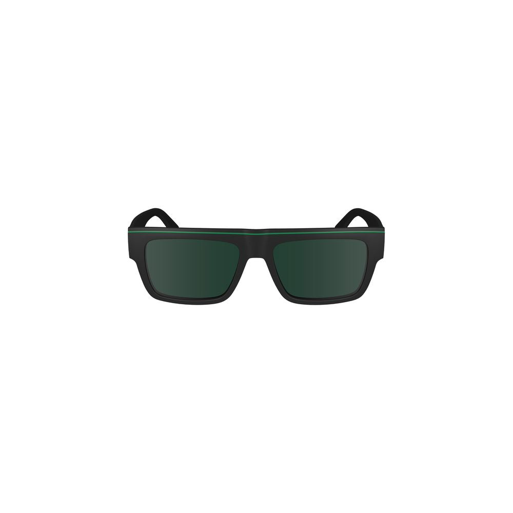Lunettes de soleil en plastique noir Calvin Klein