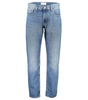 Calvin Klein Blue Cotton Jeans & Pant
