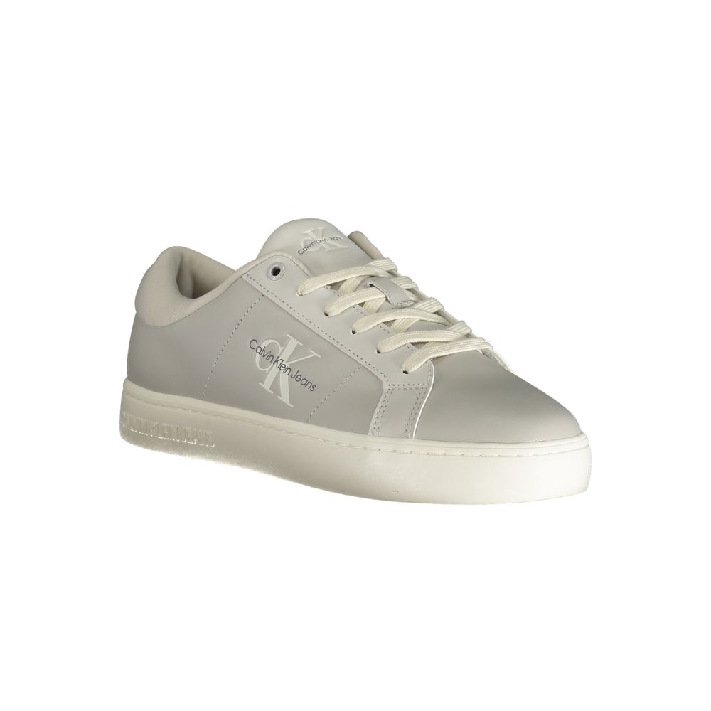 Baskets Calvin Klein en cuir marron pour homme