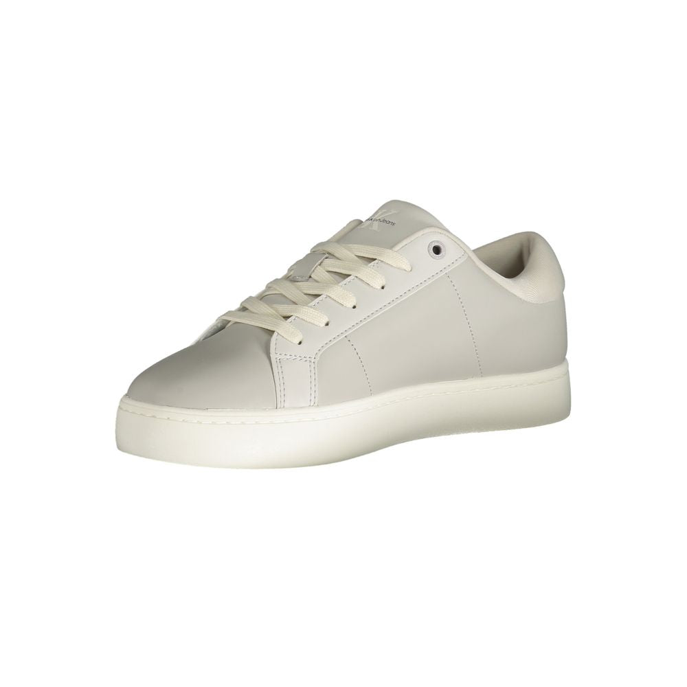 Baskets Calvin Klein en cuir marron pour homme