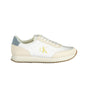 Baskets Calvin Klein blanches en polyester pour homme