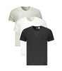 Calvin Klein Gray Cotton Men T-Shirt