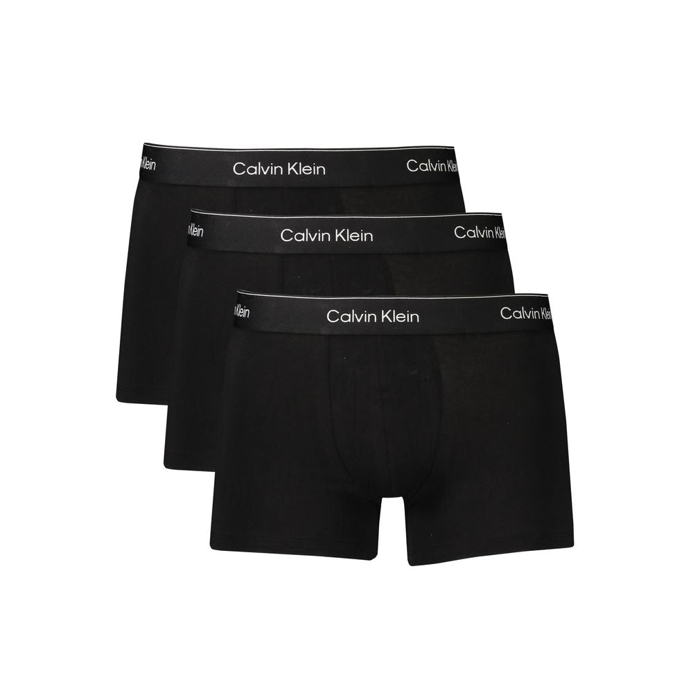 Sous-vêtements pour hommes en coton noir Calvin Klein