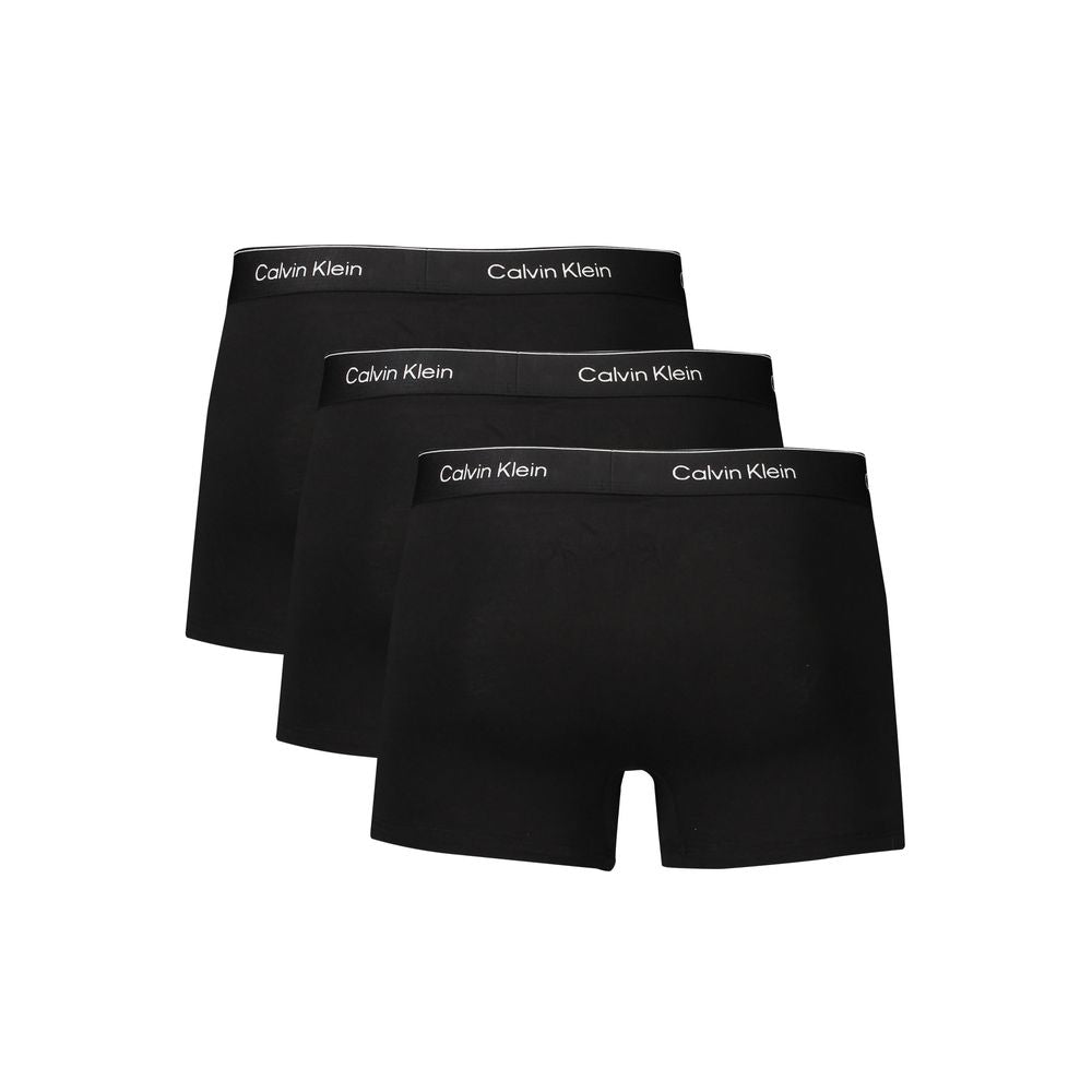 Sous-vêtements pour hommes en coton noir Calvin Klein