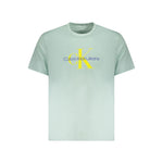 Calvin Klein Green Cotton Men T-Shirt