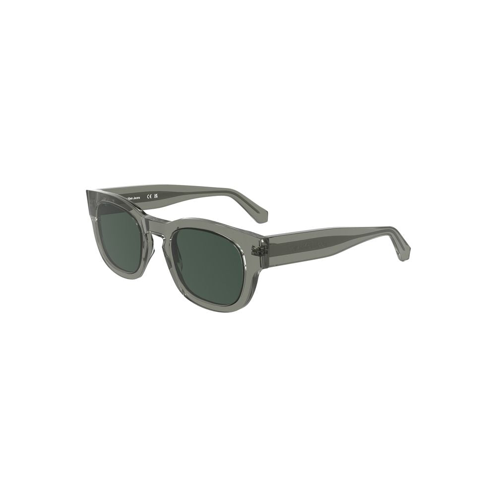 Lunettes de soleil Calvin Klein en acétate gris pour femme
