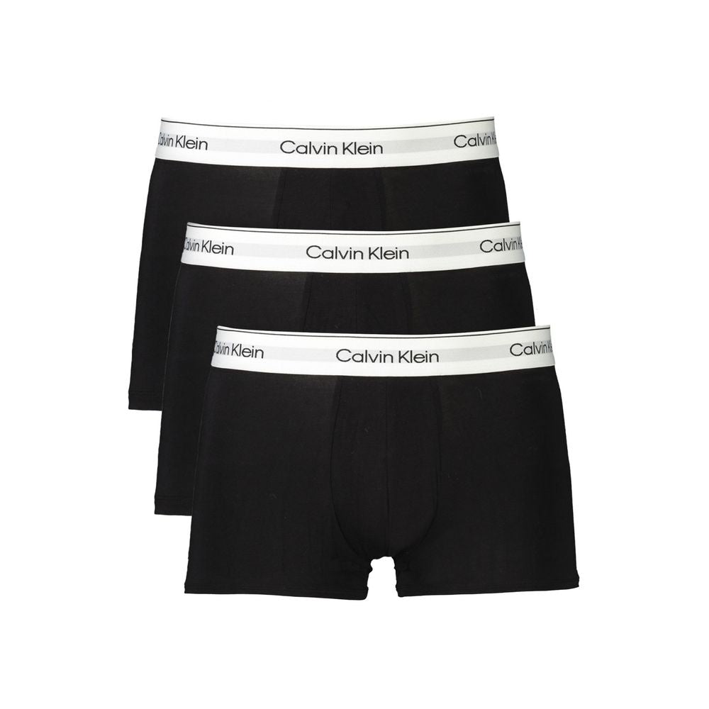 Caleçon boxer noir en coton pour homme Calvin Klein