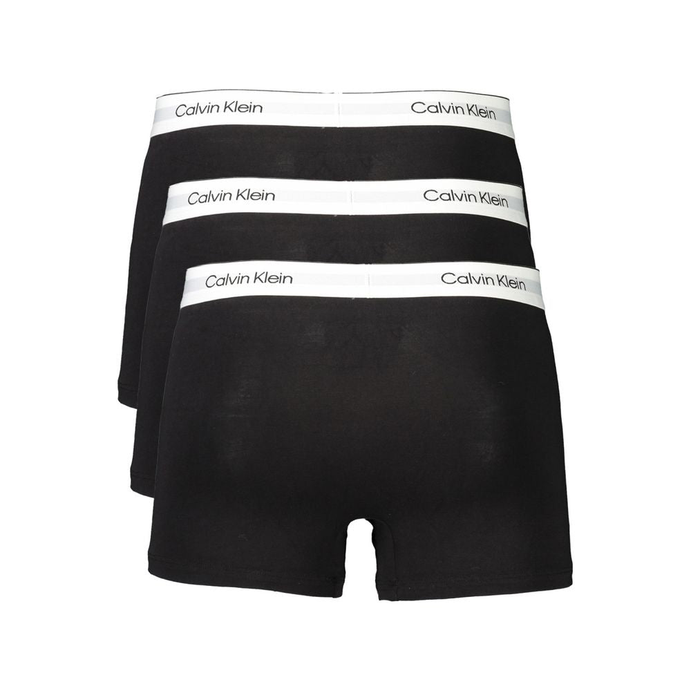 Caleçon boxer noir en coton pour homme Calvin Klein