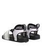 Dolce & Gabbana Black White DG Logo Slides Sandals Shoes