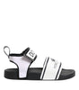 Dolce & Gabbana Black White DG Logo Slides Sandals Shoes