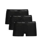 Calvin Klein Black Cotton Men Boxer