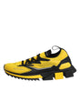 Dolce & Gabbana Yellow SORRENTO Sport Stretch Sneakers Shoes
