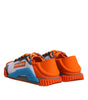 Dolce & Gabbana Multicolor Lace Up Low Top NS1 Sneakers Shoes