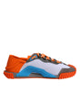Dolce & Gabbana Multicolor Lace Up Low Top NS1 Sneakers Shoes