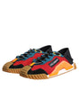 Dolce & Gabbana Multicolor Logo Low Top NS1 Sneakers Shoes