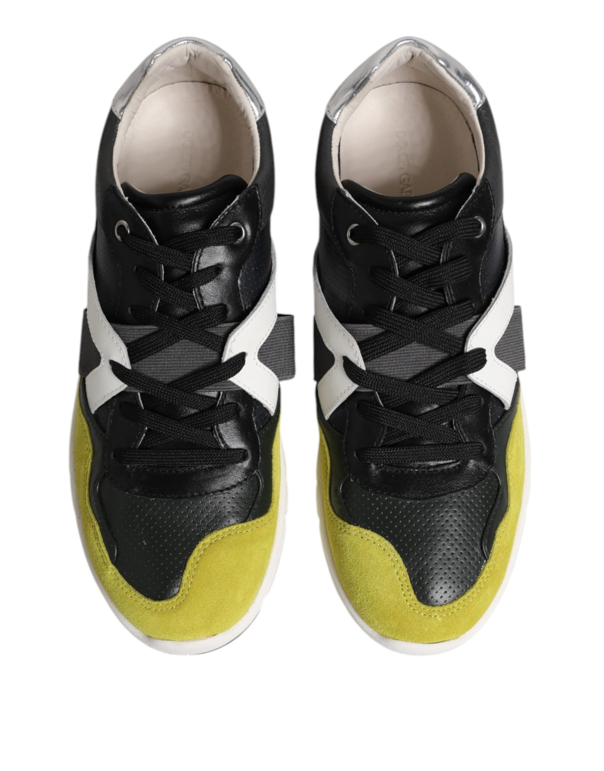 Dolce &amp; Gabbana Multicolor Lace Up Low Top Men Sneakers Shoes
