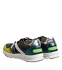 Dolce &amp; Gabbana Multicolor Lace Up Low Top Men Sneakers Shoes