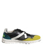 Dolce &amp; Gabbana Multicolor Lace Up Low Top Men Sneakers Shoes