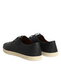 Baskets basses Dolce &amp; Gabbana en cuir noir avec couronne d'abeille