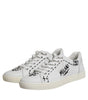 Dolce & Gabbana White London Calf Leather Men Sneakers Shoes