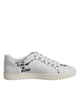 Dolce & Gabbana White London Calf Leather Men Sneakers Shoes