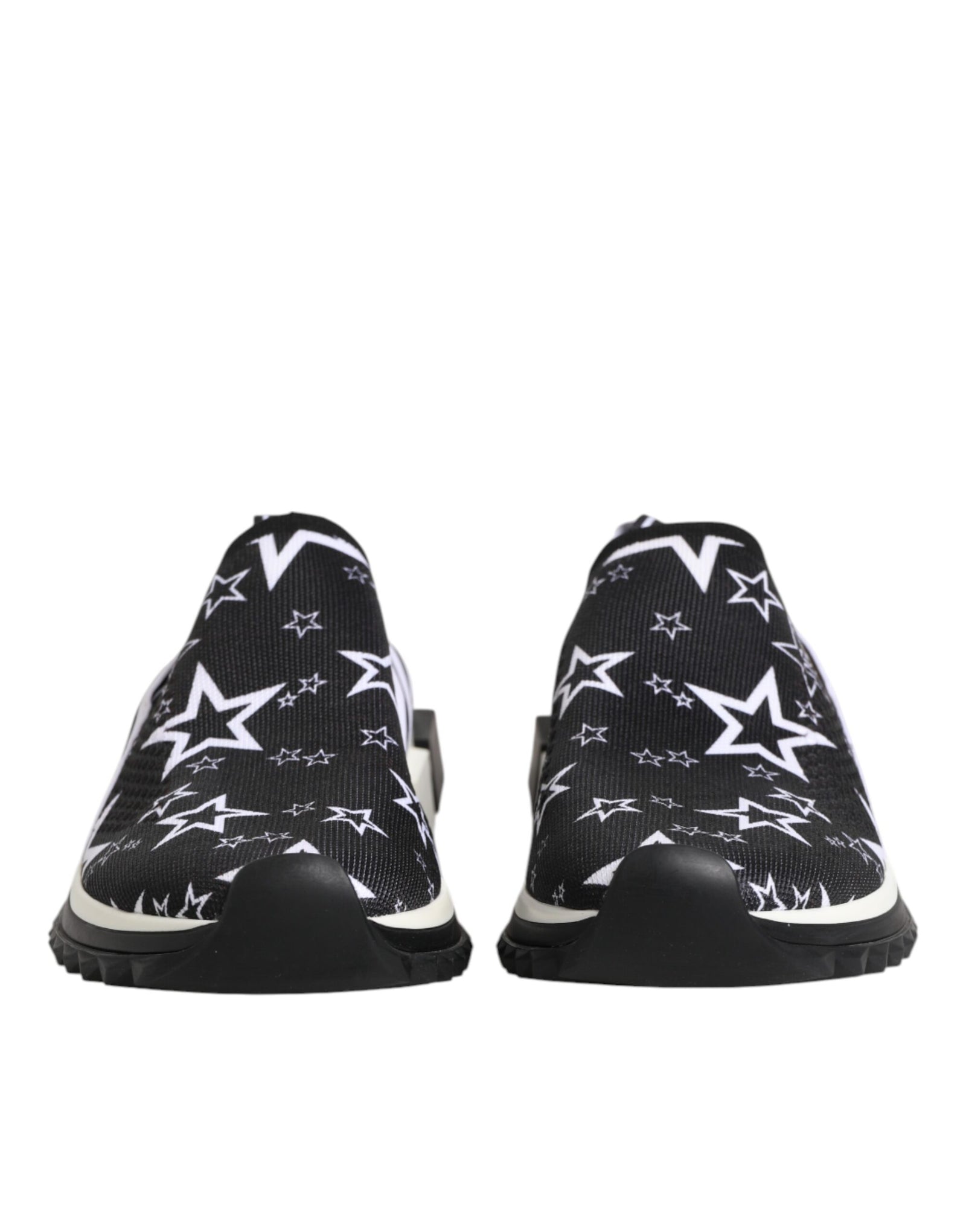 Dolce &amp; Gabbana Black White Sorrento Low Top Sneakers Shoes