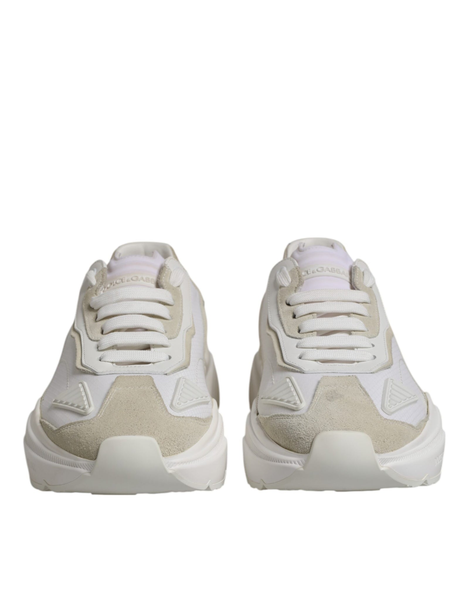 Dolce & Gabbana White Low Top Daymaster Men Sneakers  Shoes