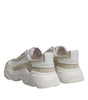 Dolce & Gabbana White Low Top Daymaster Men Sneakers  Shoes
