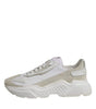 Dolce & Gabbana White Low Top Daymaster Men Sneakers  Shoes