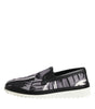 Dolce & Gabbana Black Tropical Slip On Men Sneakers Shoes