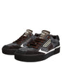 Dolce & Gabbana Multicolor Leather Low Top Sneakers Shoes