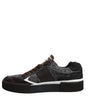 Dolce & Gabbana Multicolor Leather Low Top Sneakers Shoes