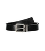 Ceinture en cuir noir Calvin Klein pour homme