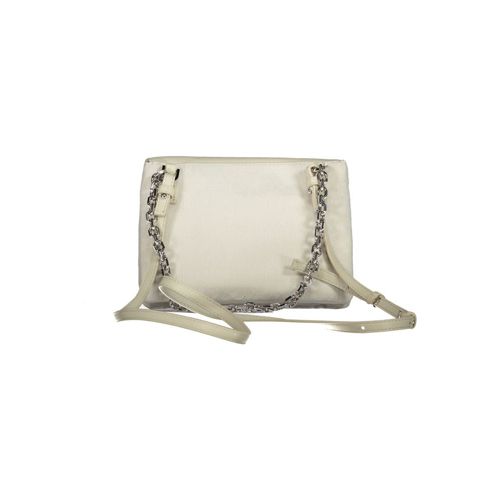 Sac à main en polyester beige Calvin Klein