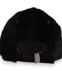 Casquette de baseball 6 panneaux en coton noir Dolce &amp; Gabbana