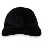 Casquette de baseball 6 panneaux en coton noir Dolce &amp; Gabbana