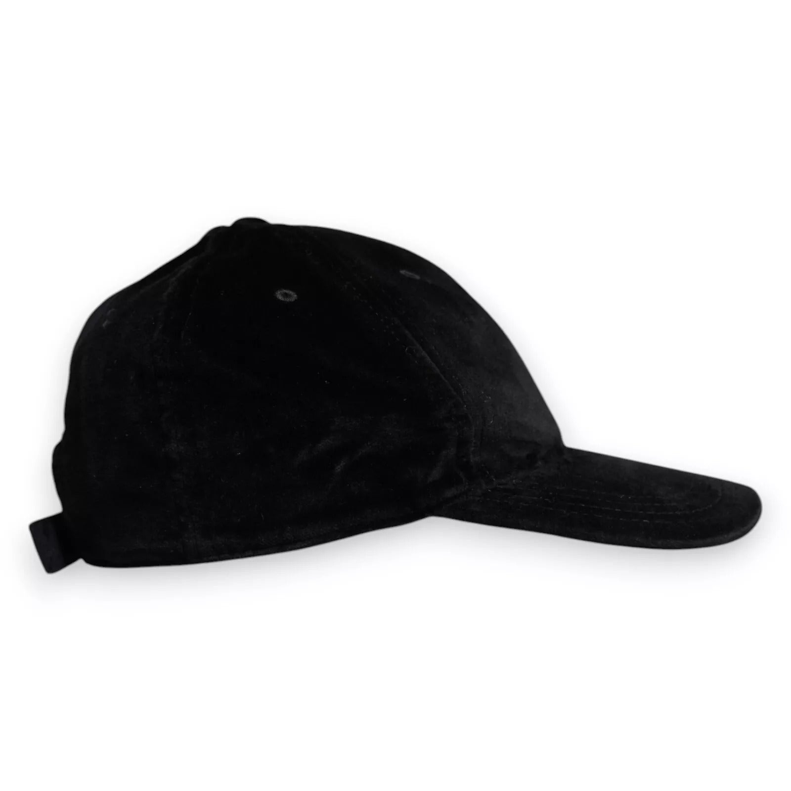 Casquette de baseball 6 panneaux en coton noir Dolce &amp; Gabbana