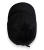 Casquette de baseball 6 panneaux en coton noir Dolce &amp; Gabbana