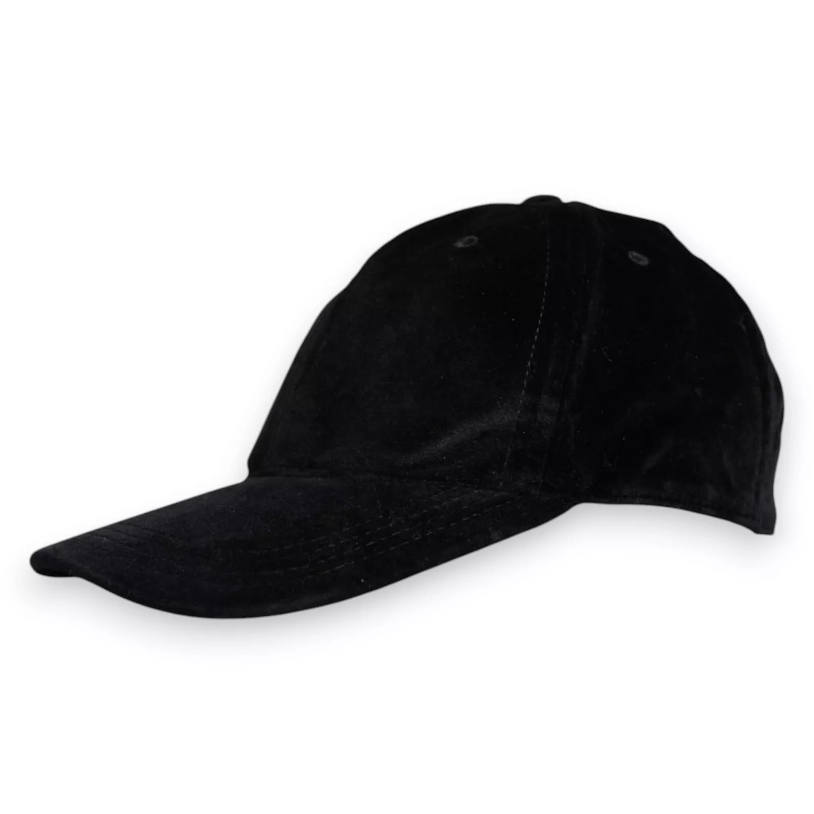 Casquette de baseball 6 panneaux en coton noir Dolce &amp; Gabbana
