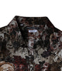 Dolce & Gabbana Multicolor Floral GOLD Cotton Men Dress Shirt