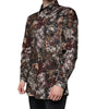 Dolce & Gabbana Multicolor Floral GOLD Cotton Men Dress Shirt