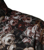 Dolce & Gabbana Multicolor Floral GOLD Cotton Men Dress Shirt