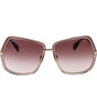 Max Mara Gold Women Sunglasses