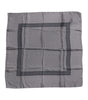 Foulard carré en soie à pois gris Dolce & Gabbana pour homme