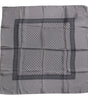 Foulard carré en soie à pois gris Dolce & Gabbana pour homme