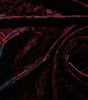 Dolce & Gabbana Black Red Viscose Square Men Foulard Scarf