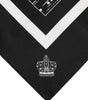 Dolce & Gabbana Black White Printed Square Foulard Scarf